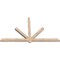 Ekena Millwork Kennewick Smooth Timber Gable Bracket, Douglas Fir, 84"W x 49"H x 3 1/2"D x 3 1/2"F, 14/12 Pitch GBW084X49X0404KEN00SDF - alternate 3